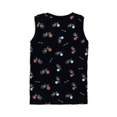 Boys All Over Printed Sleeveless T-shirt